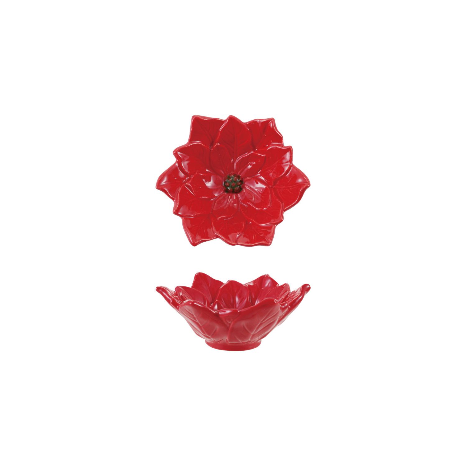 Poinsettia Bloom Bowl