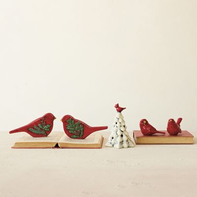 Artisan Cardinal Figurine