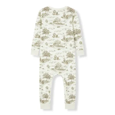 Country Toile Luxe Zipper Pajama