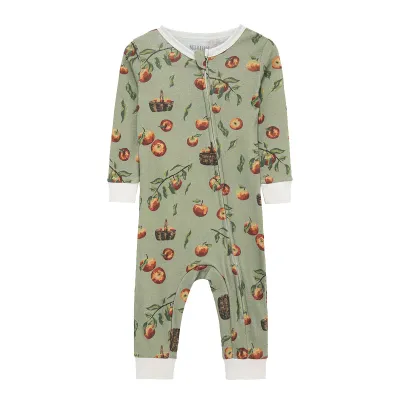 Apple Orchard Zipper Pajama