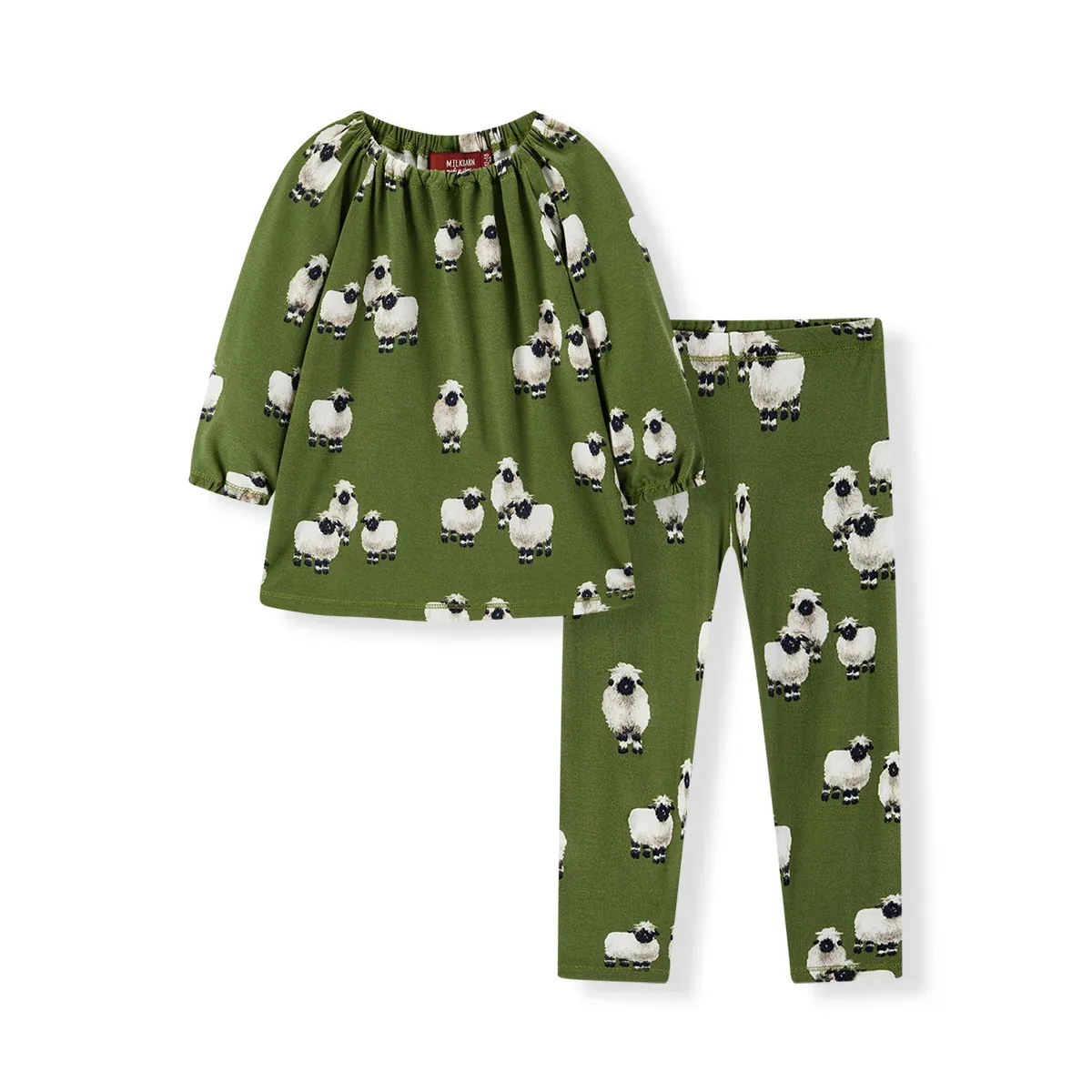 Valais Sheep Bamboo Dress &amp; Legging, Size: 12-18M