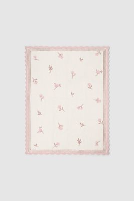 CozyChic Heirloom Floral Stroller Blanket