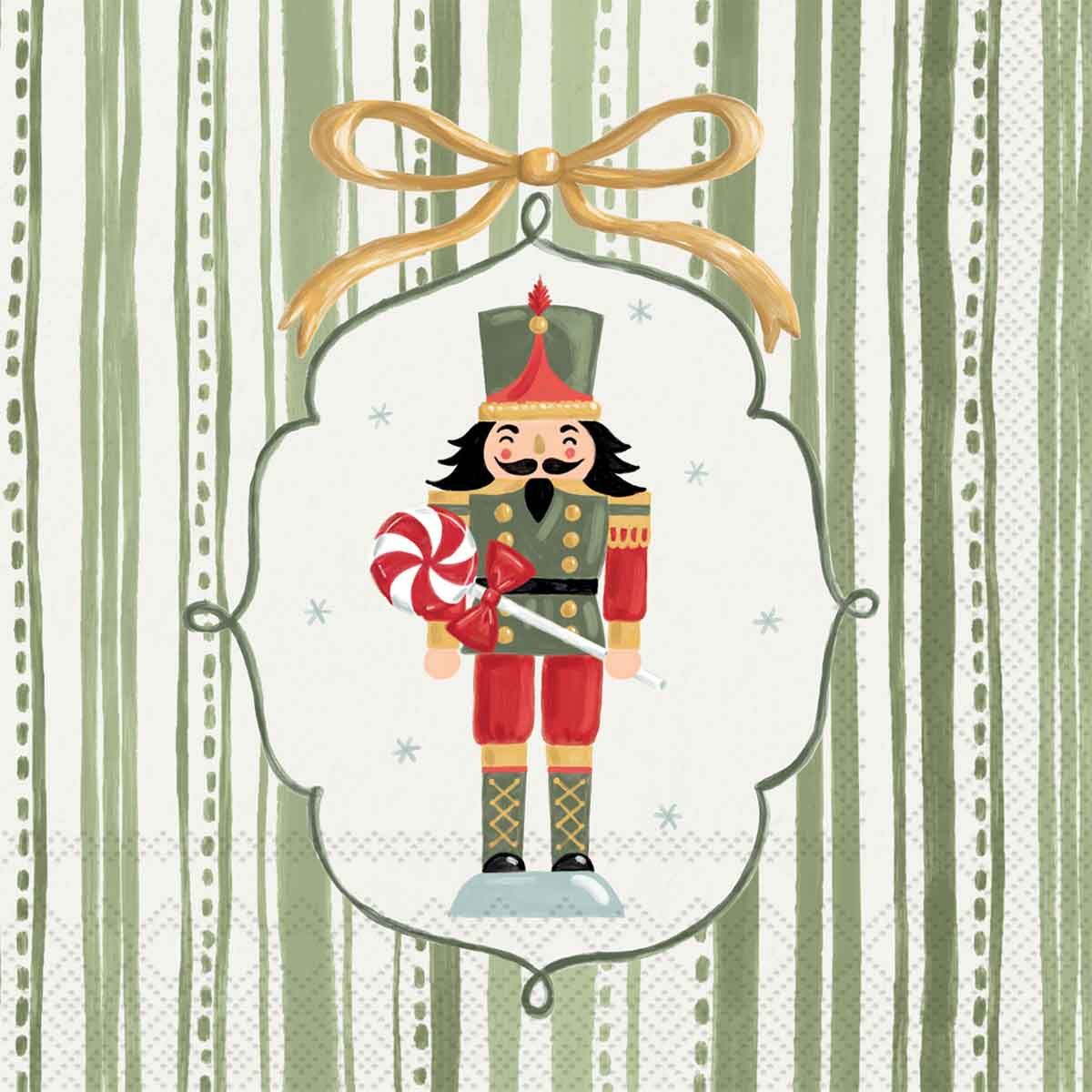 Frosty Nutcracker Green Cocktail