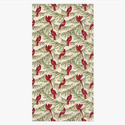 Cardinal Pine Guest Napkins