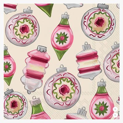 Jolly Ornaments Cocktail Napkins