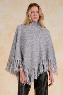 Freida Fringed Poncho