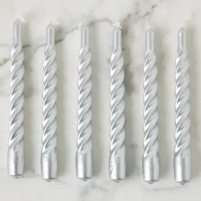 Laquer Twisted Taper Candles