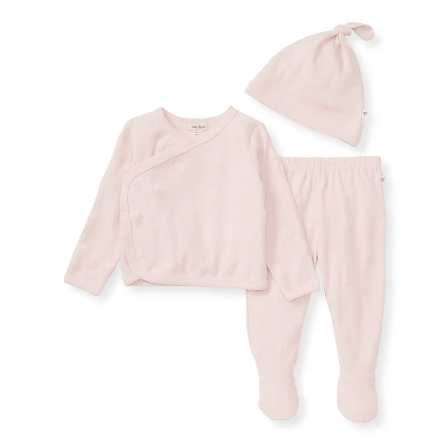 Raised Terry Bee Take Me Home Set, Color: Ranunculus, Size: Preemie