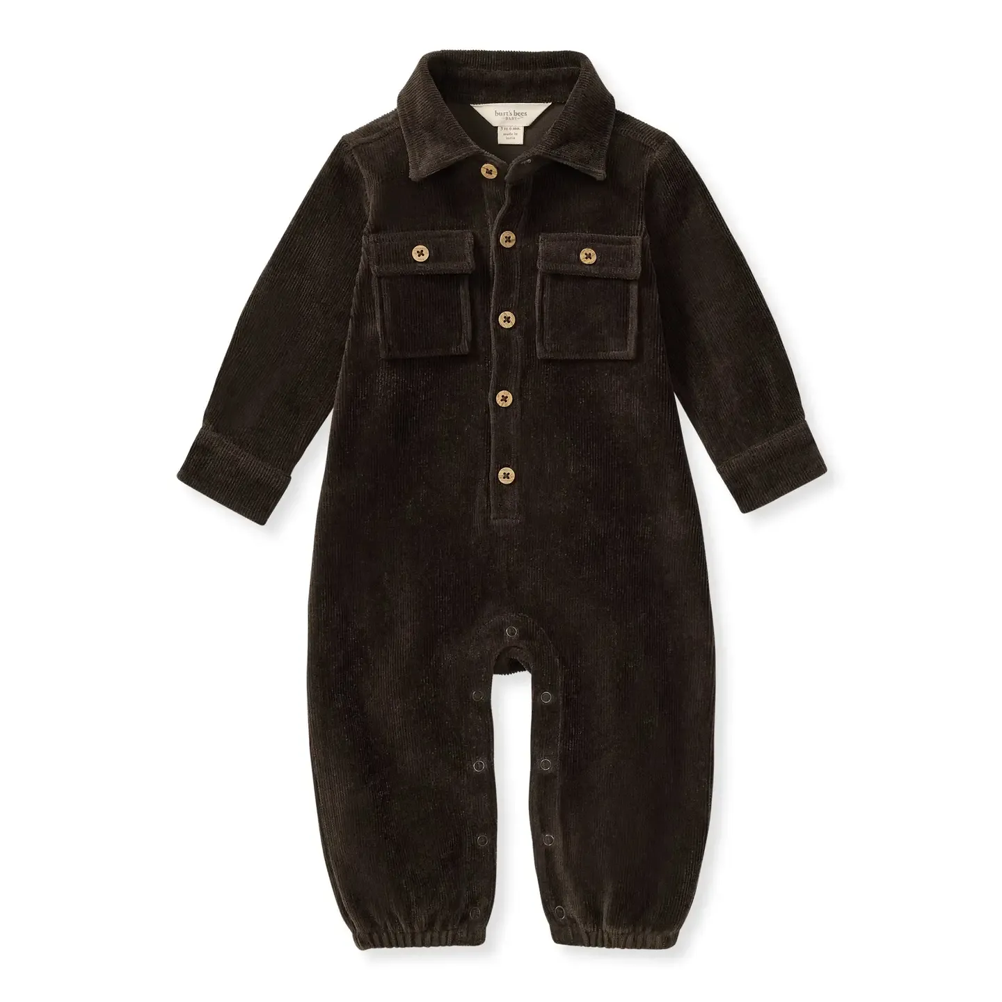 Knit Corduroy Jumpsuit, Size: 0-3M