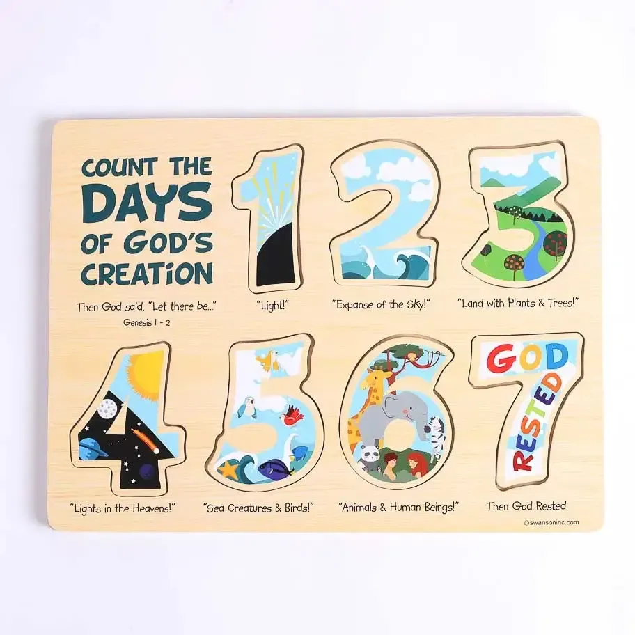 7 Days of Creation Wood Puzzle