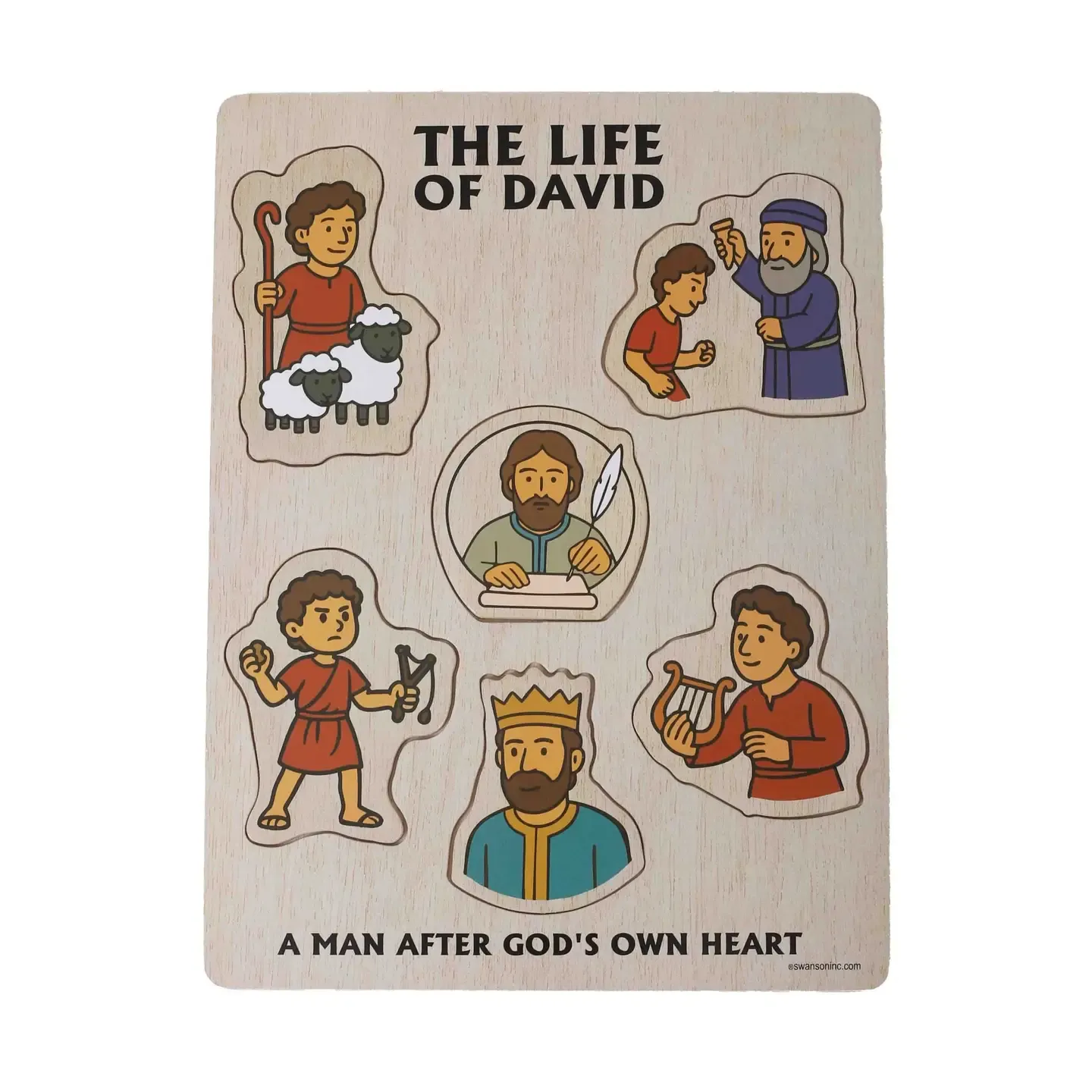 Life of King David Wood Puzzle