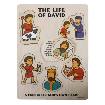 Life of King David Wood Puzzle