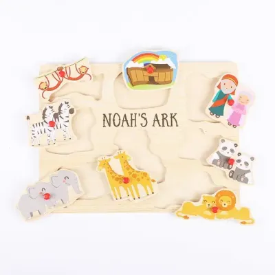 Noah's Ark Wood Peg Puzzle