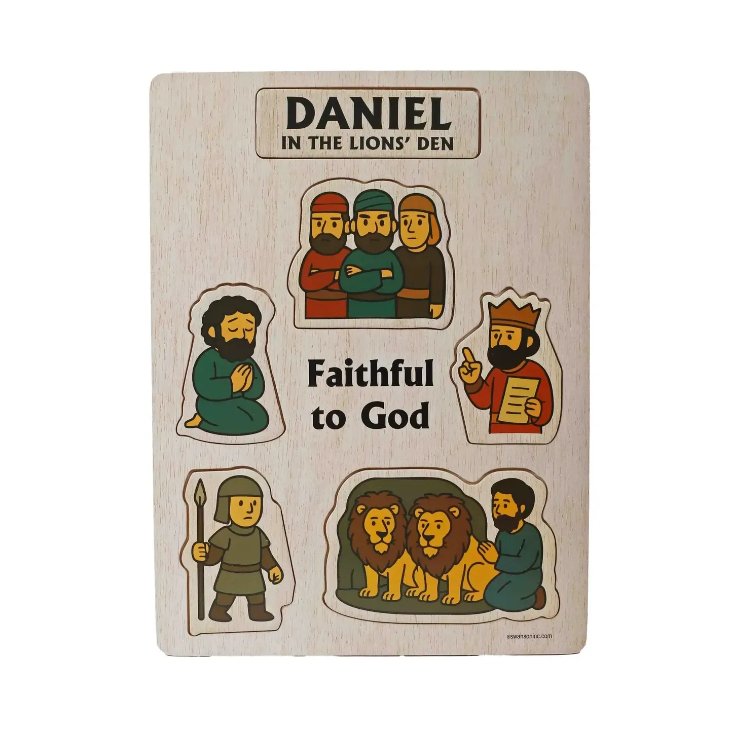 Daniel in the Lion's Den Wood Puzzle