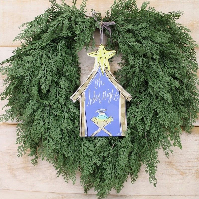 Oh Holy Night Wreath Decor