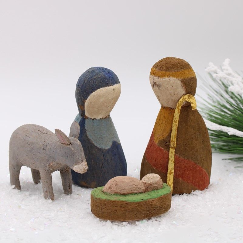Coconut Nativity Set