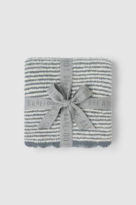 CozyChic Stripe Scallop Receiving Blanket