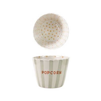 Stoneware Popcorn Bucket