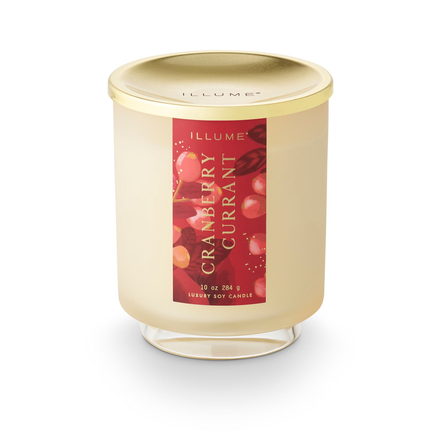 Cranberry Current Signature Glass