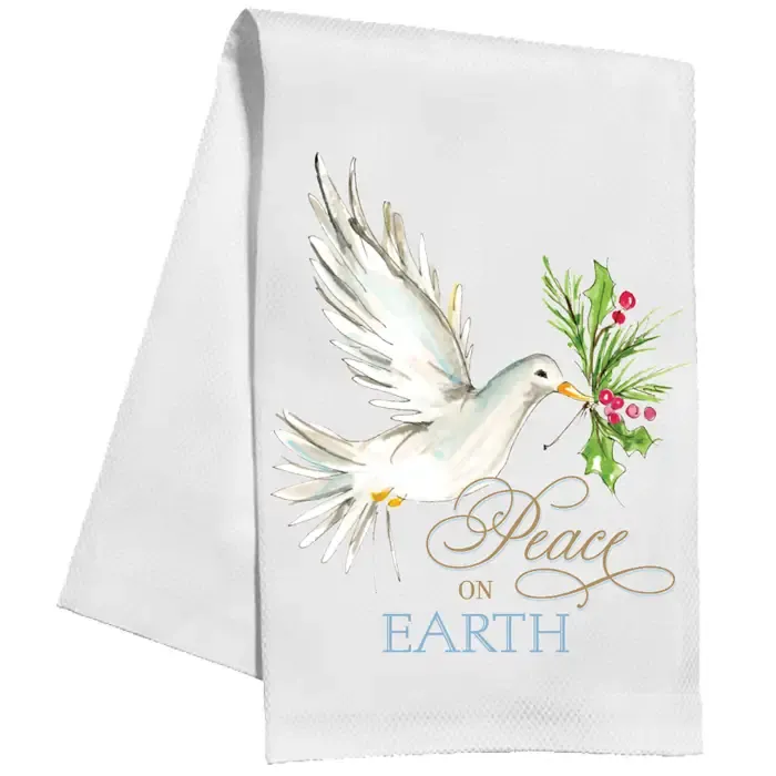 Peace on Earth Tea Towel
