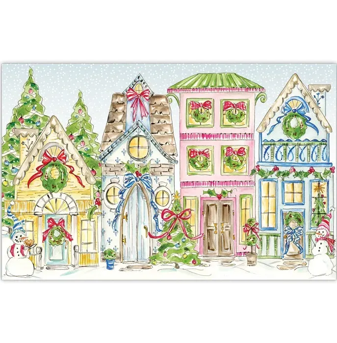 Snow Village Placemat