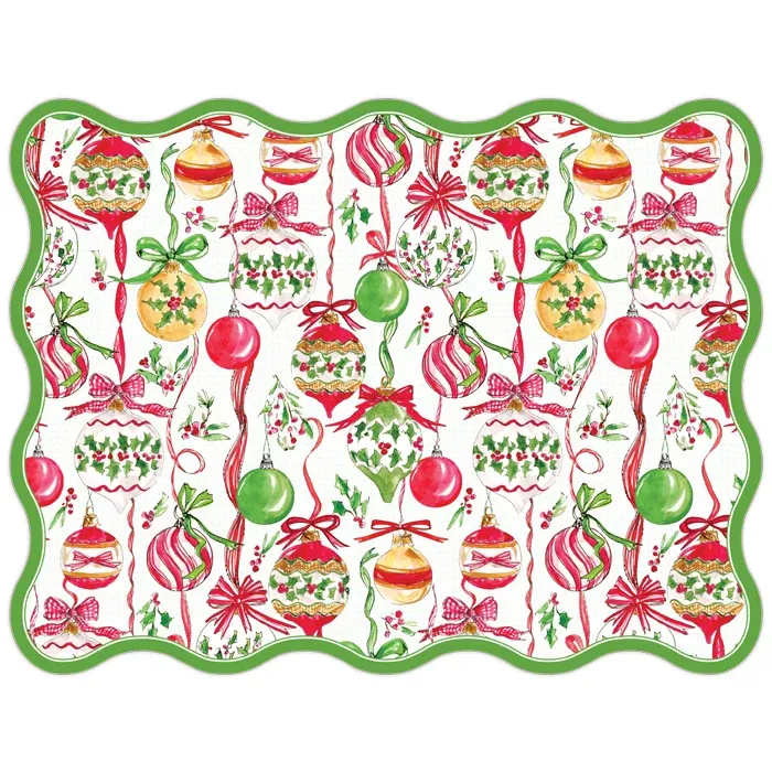 Vintage Hanging Ornaments Placemat