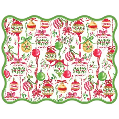 Vintage Hanging Ornaments Placemat