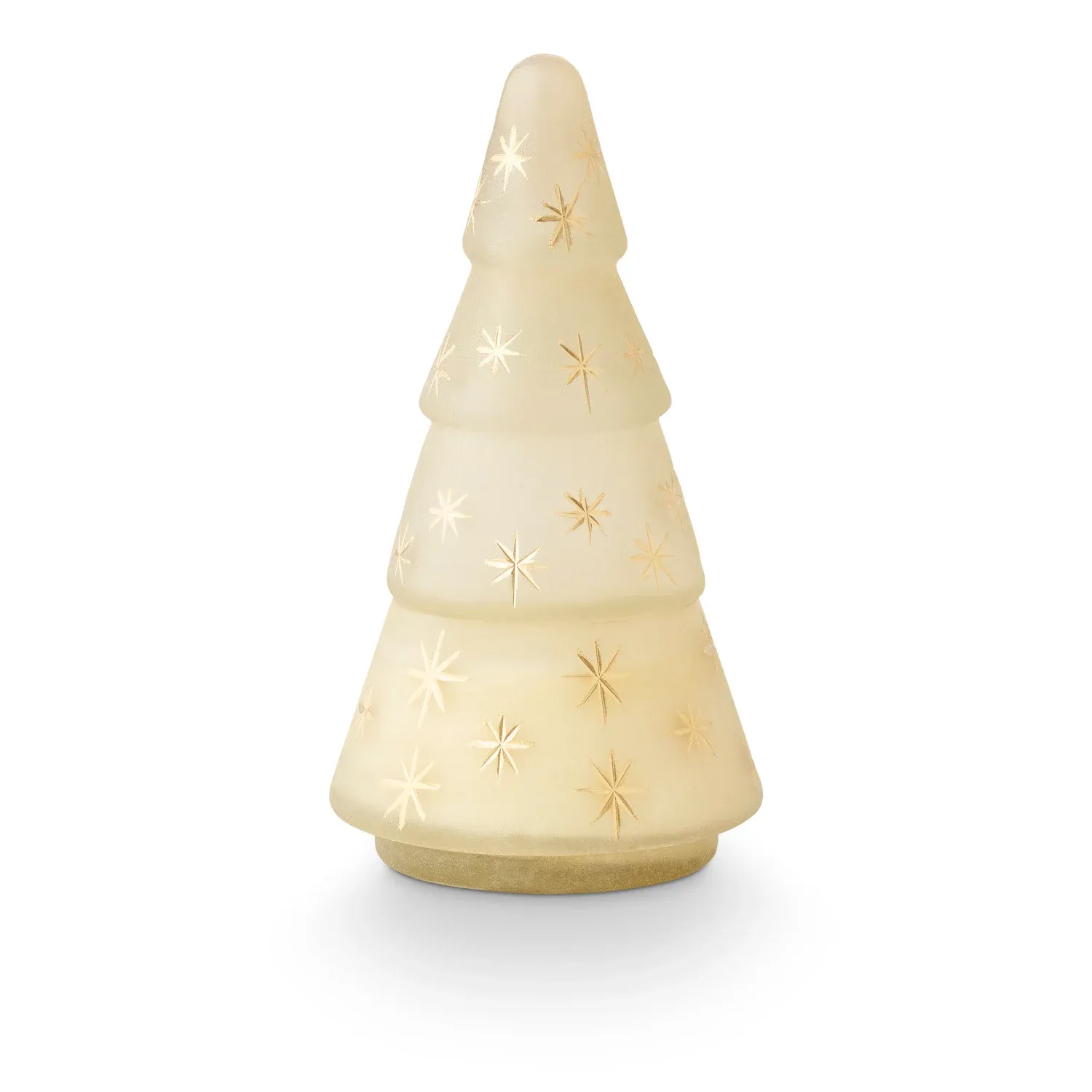 Winter White Frosted Star Tree