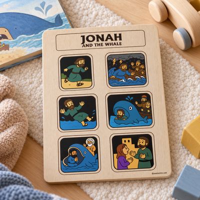 Jonah and The Whale Wooden Puzzle
