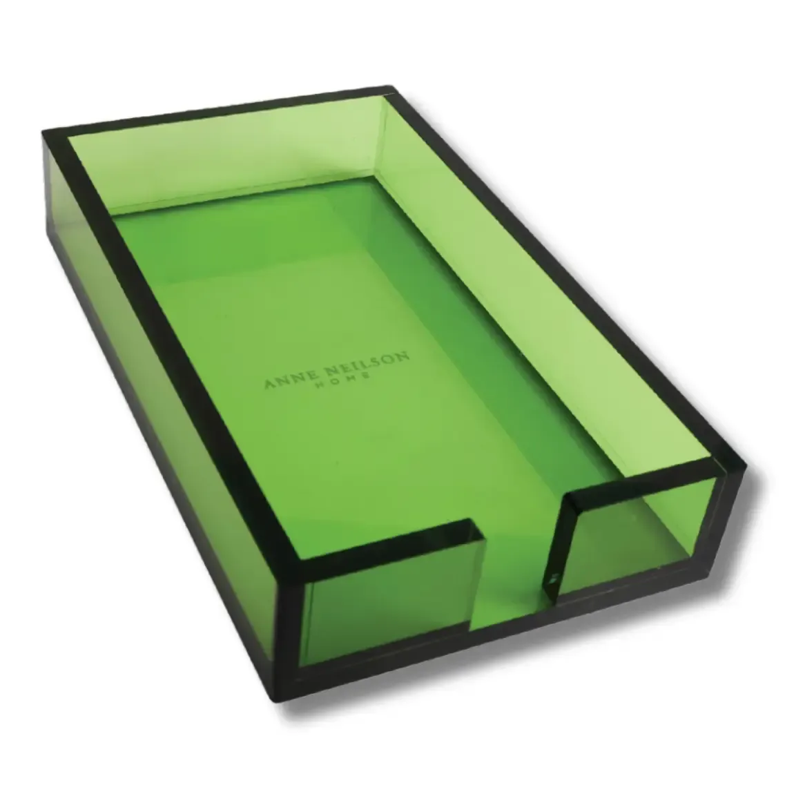 Green Acrylic Guest Napkin Holder