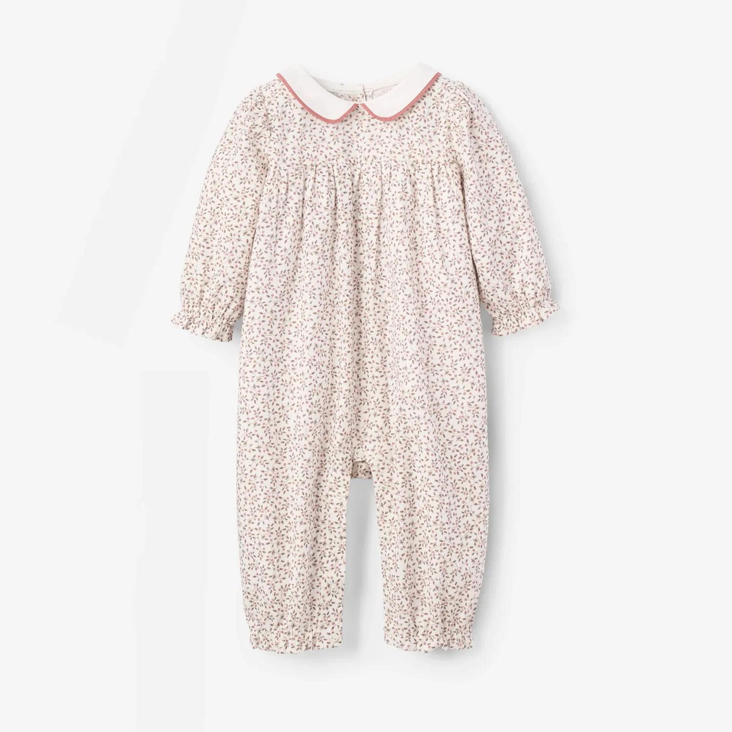 Berry Vines Printed Jumpsuit, Size: 6-9