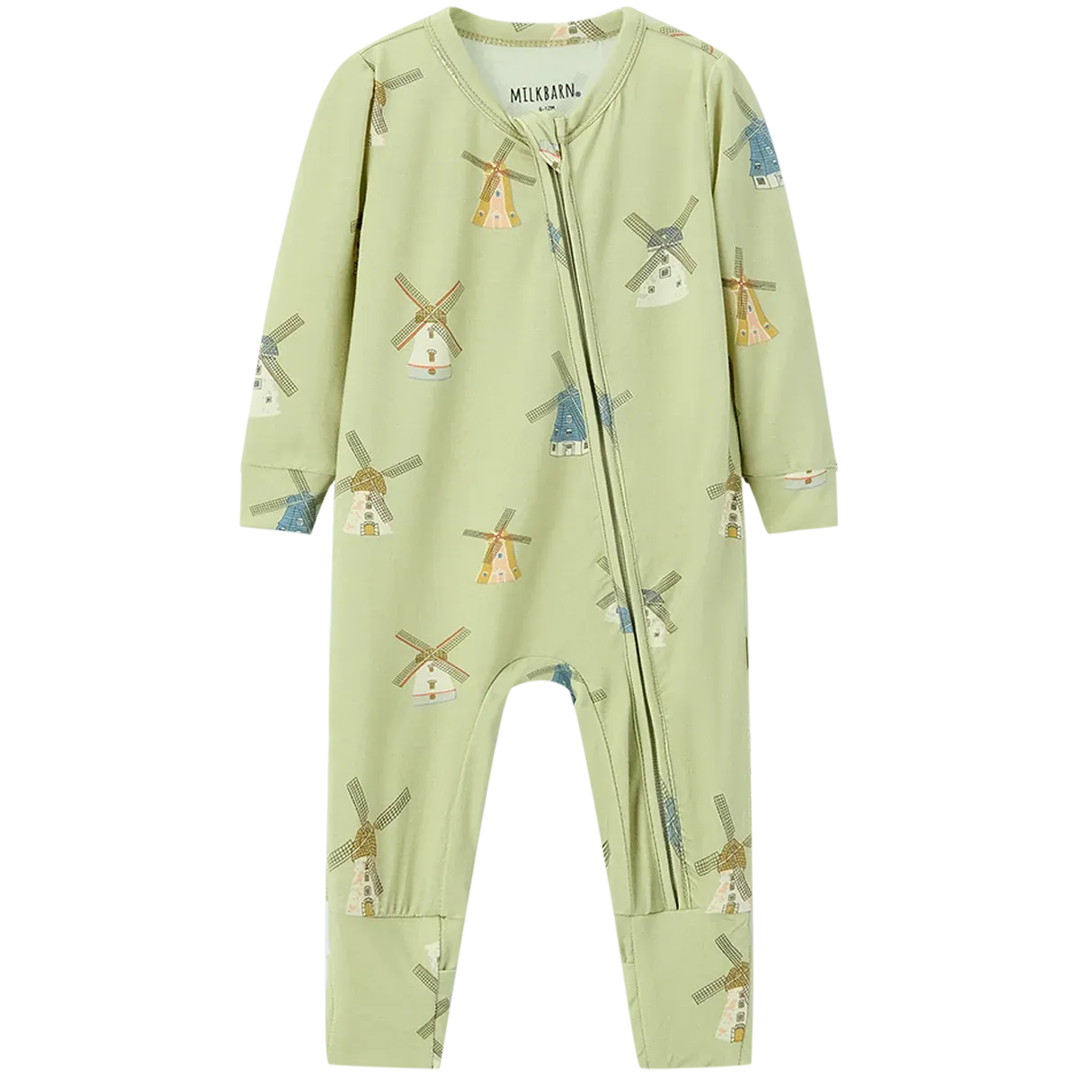 Windmill Convertible Footed Romper, Size: 9-12 M