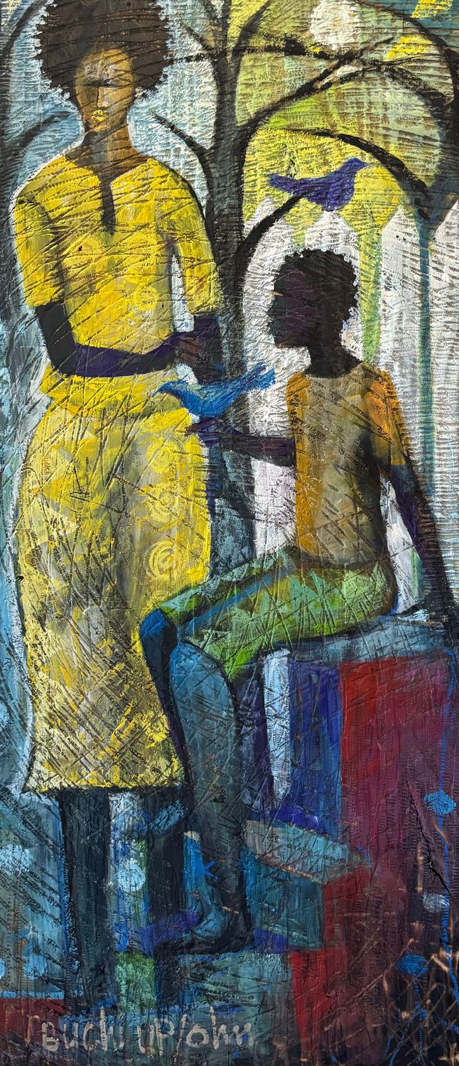 Boy With Blue Bird