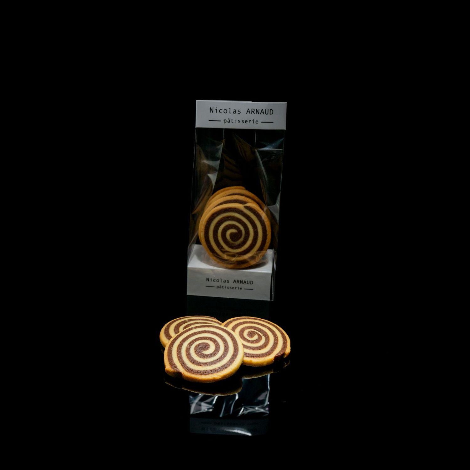 Biscuit roulé chocolat citron