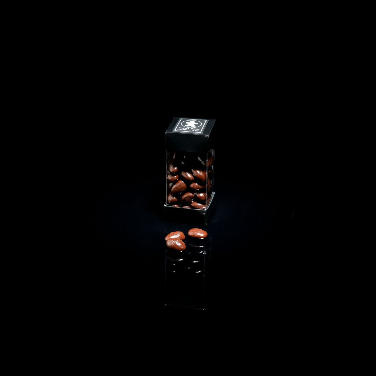 Amandes enrobées au chocolat Noir