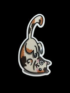 Sticker Catnip crazy