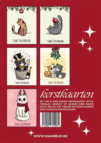 Set Postkaarten Kerst Set Postkaarten Kerst