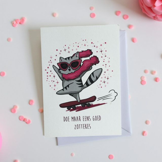 Postkaart Zottekes