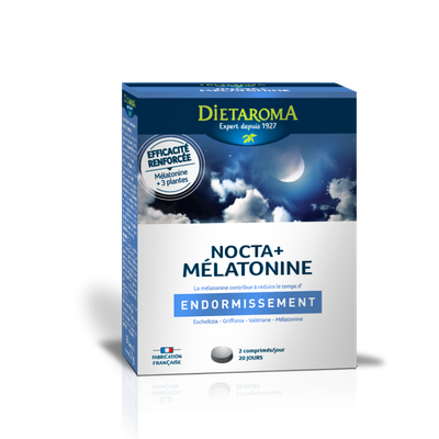Nocta + Mélatonine 40 comprimés
