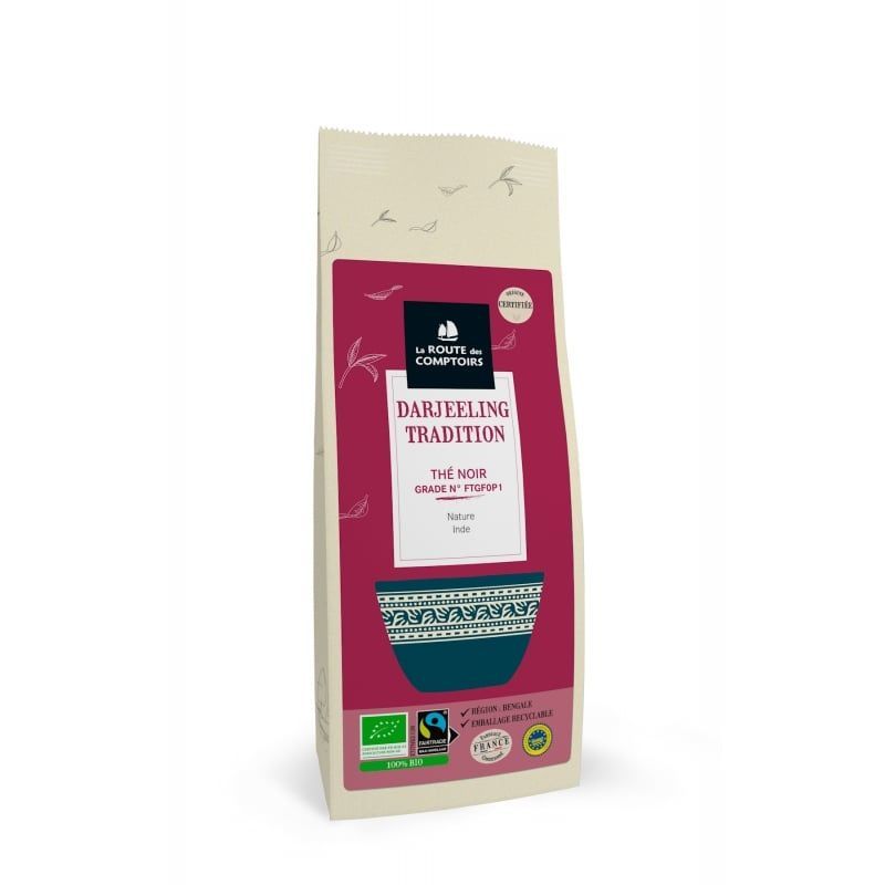 Thé Noir Darjeeling 100 g Bio