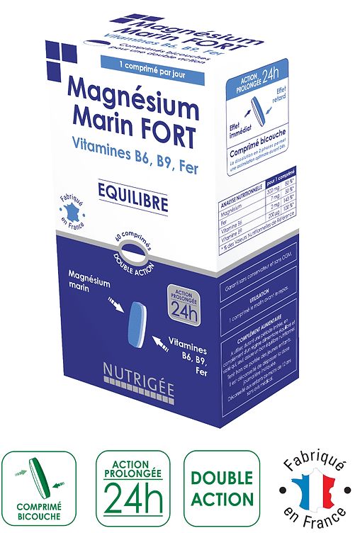 Magnésium Marin Fort 60 comprimés