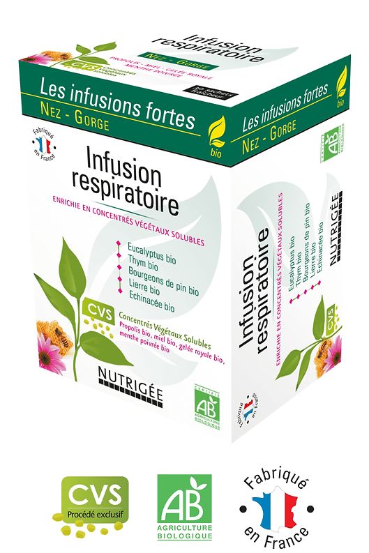 Infusion Respiratoire - 30 Sachets - Nutrigée Bio 
