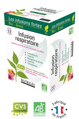 Infusion Respiratoire - 30 Sachets - Nutrigée Bio 
