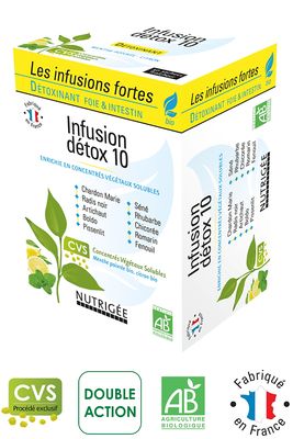 Infusion Détox 10 - 30 Sachets - Nutrigée

