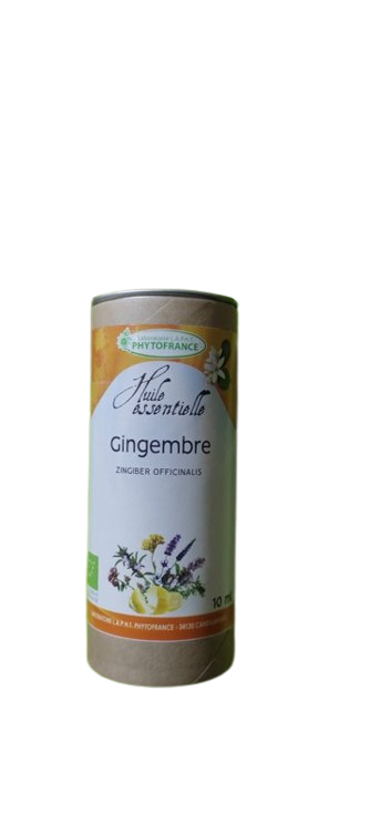 Huile essentielle Gingembre Bio 10 ml