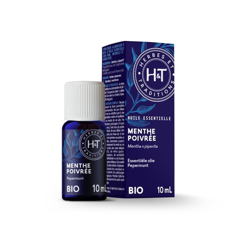 Huile essentielle Menthe Poivrée Bio 10 ml
