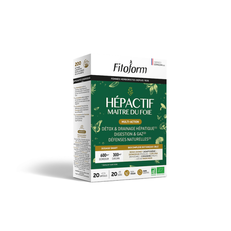 Hépactif bio 20 ampoules