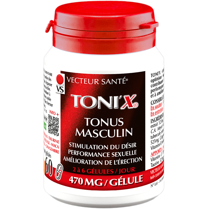 Toni'X 60 gélules (Tonus Masculin) Toni'X 60 gélules (Tonus Masculin)