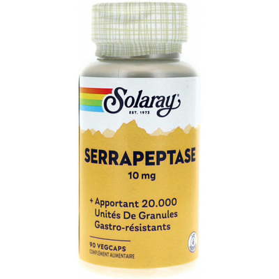 Serrapeptase 10 mg 90 vegcaps 