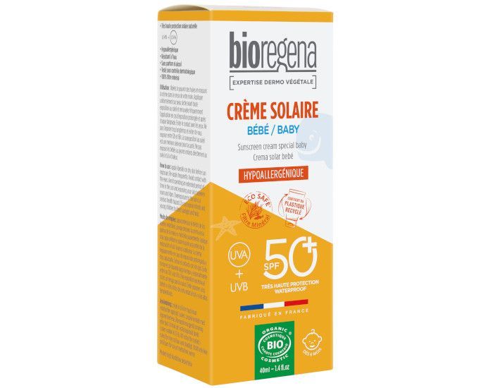 Crème solaire bébé Bio 40 ml